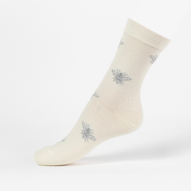 PETRA SOKKER Ullhvit 36-40