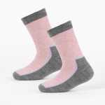 NEVADA SOKKER 2 PAR Rosa/grå 23-26