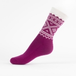 FOLKLORE SOKKER Cerise 36-40