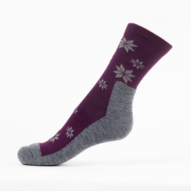 LILLY SOKKER Vinrød 36-40